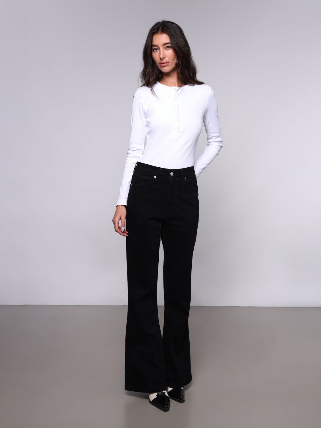 WOMEN'S RIBBED SERAFINO LONG SLEEVE