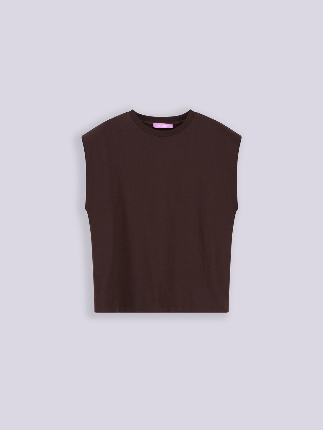 WOMEN'S PADDED SHOULDER SLEEVELESS