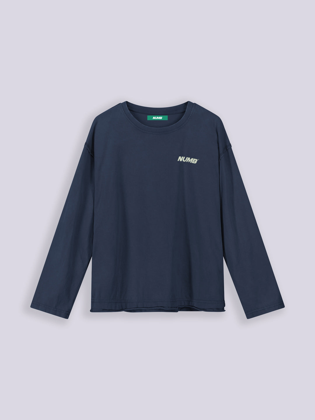 OZONE WASHED RAW EDGE LONGSLEEVE