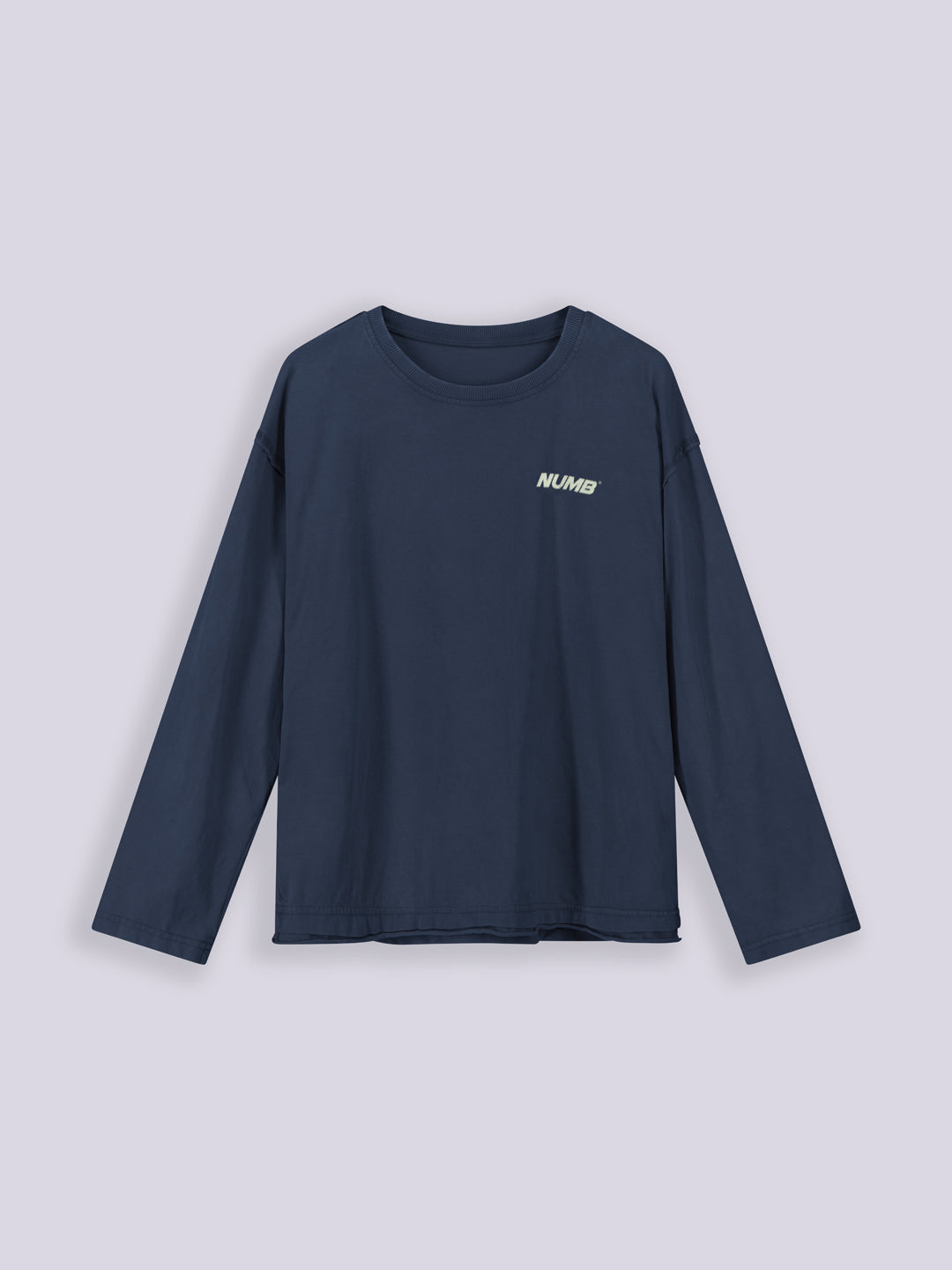 OZONE WASHED RAW EDGE LONGSLEEVE
