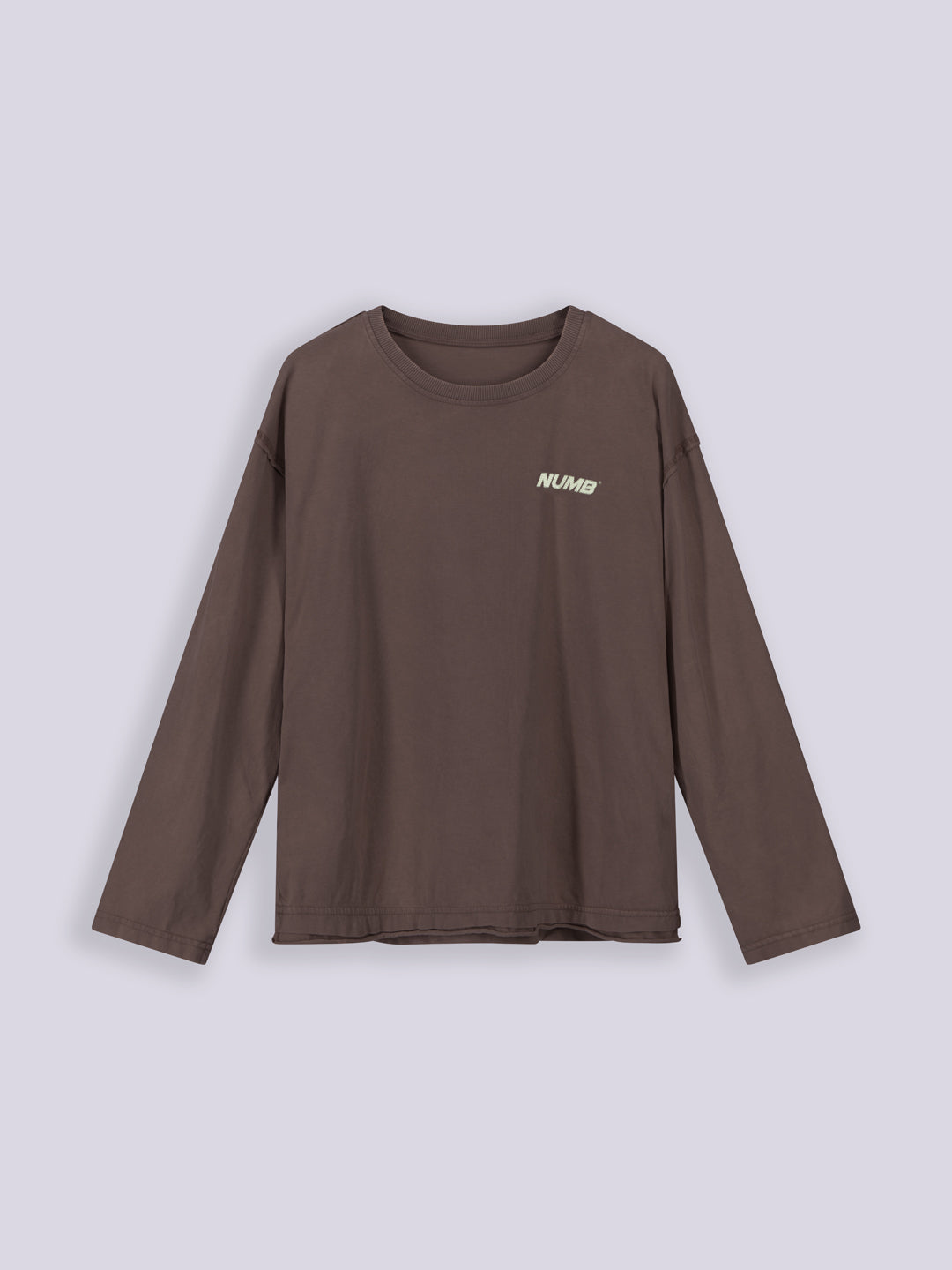 OZONE WASHED RAW EDGE LONGSLEEVE