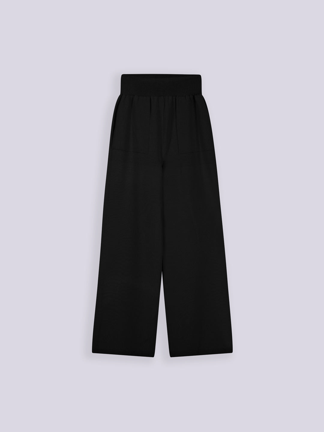 WOMEN'S WOOL KNIT PALAZZO PANTS