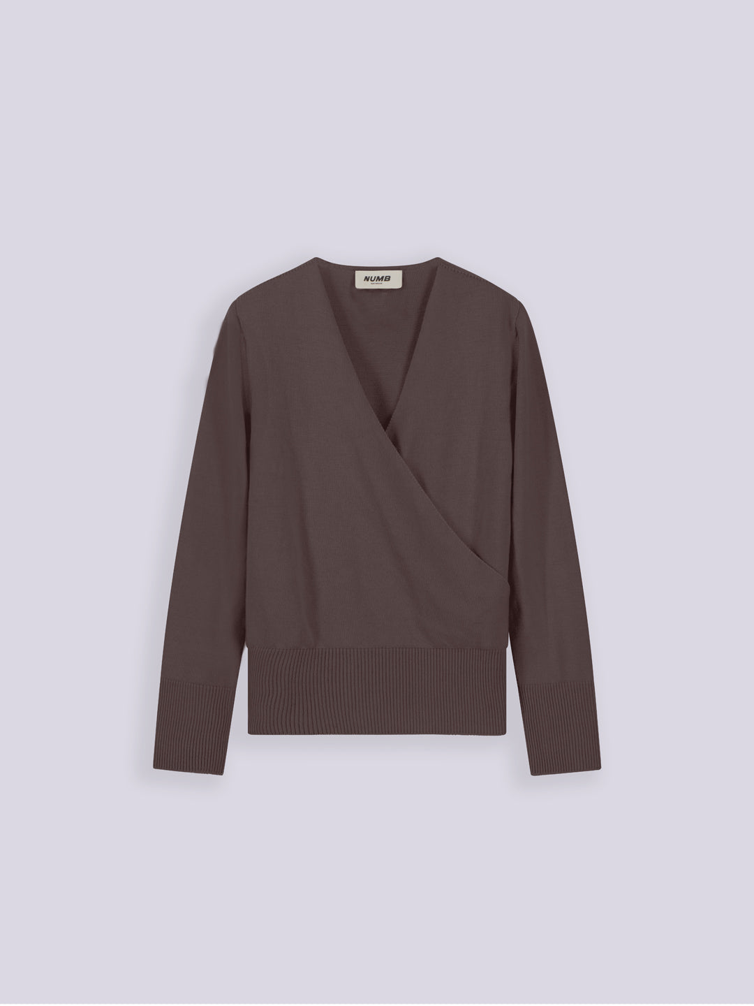 WOMEN'S WOOL WRAP KNIT SWEATER