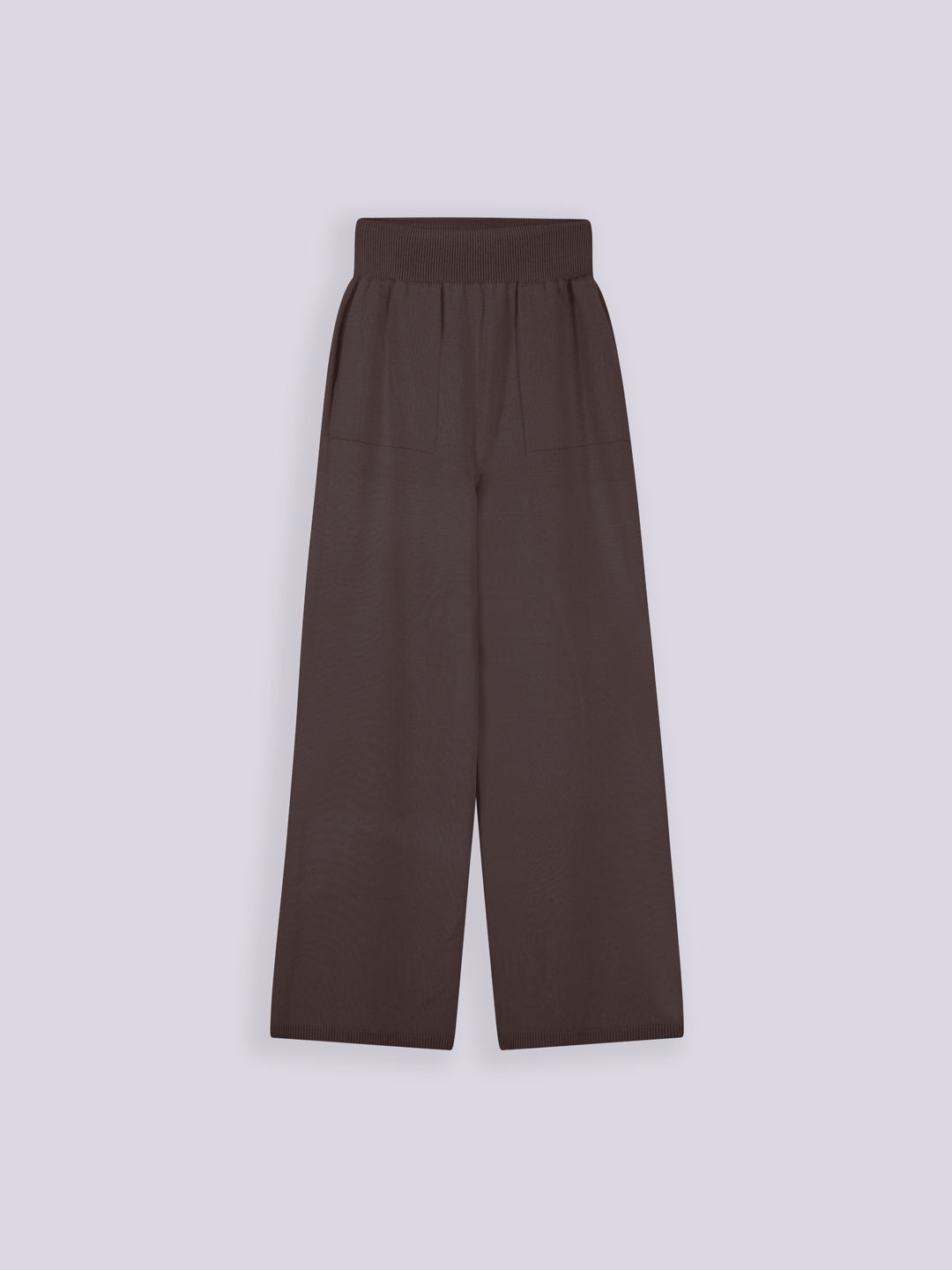 WOMEN'S WOOL KNIT PALAZZO PANTS